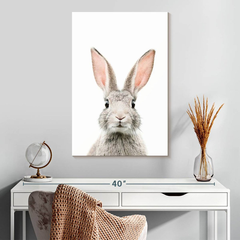 Visage de lapin Brampt, H 30 po x l 20 po