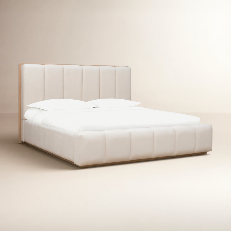 Lit plateforme tapissier Atmane, Roi