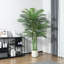 Adcock Artificial Palm Tree in White Planter-128604201
