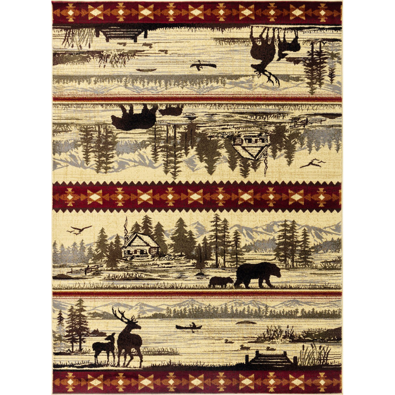 Area Rug For High Traffic Areas, Rectangle 5'3" x 7'3"