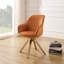 Velvet Swivel Accent Chair-1825405945