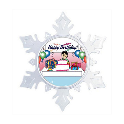 5.5'' Handmade People Holiday Shaped Ornament