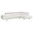 Sectional  ( Without Ottoman) , WHITE