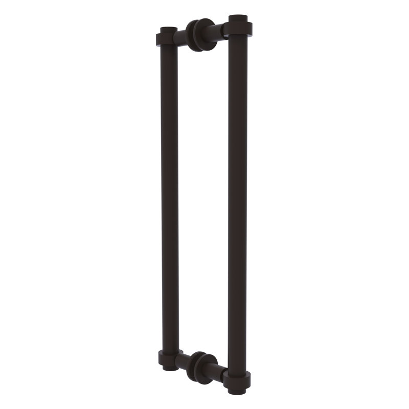 Poignée de porte de douche 18 po dos à dos, Bronze huilé
