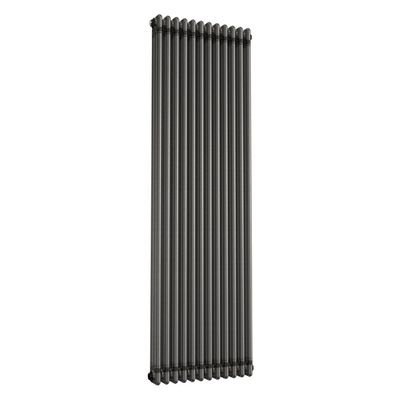 iBathUK Helena MKII Raw Metal radiator-Raw Metal, 1800cm H x 560cm W x 100cm D, 3