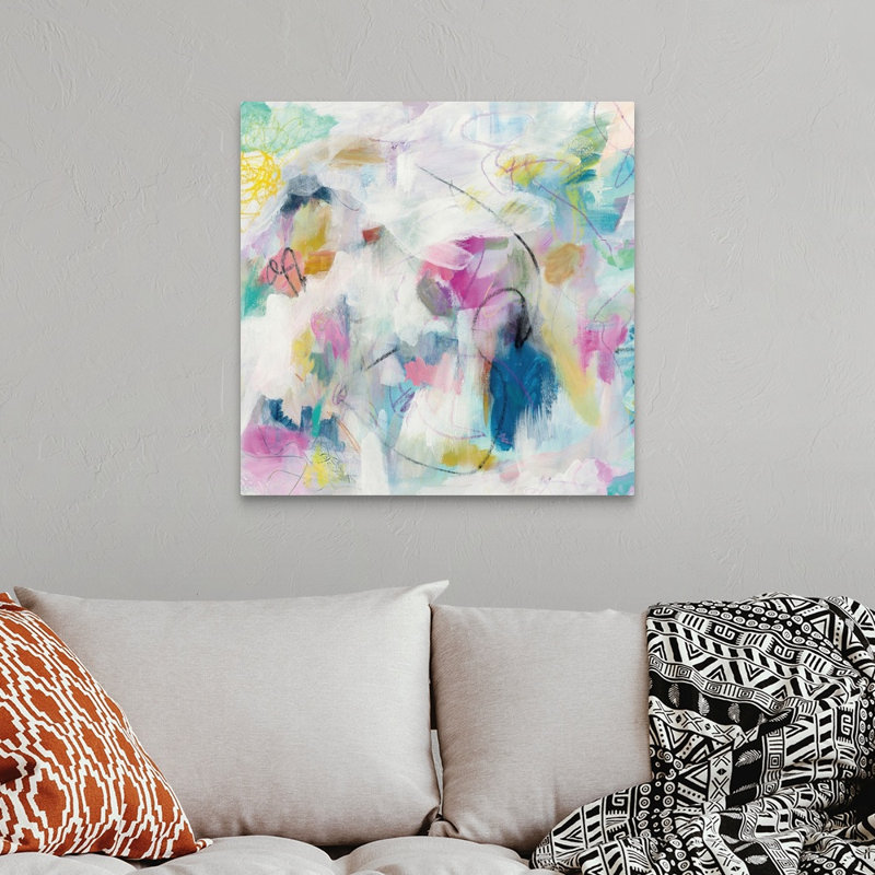 Daylightonomies I - impression d'art graphique, H 30 po x l 30 po x P 1,25 po, Toile tendue