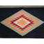 Tapis oriental tissé à la main 8 pi 4 po x 10 pi 3 po noir minuit tissé à la main, motif géométrique South American Indian Southwest