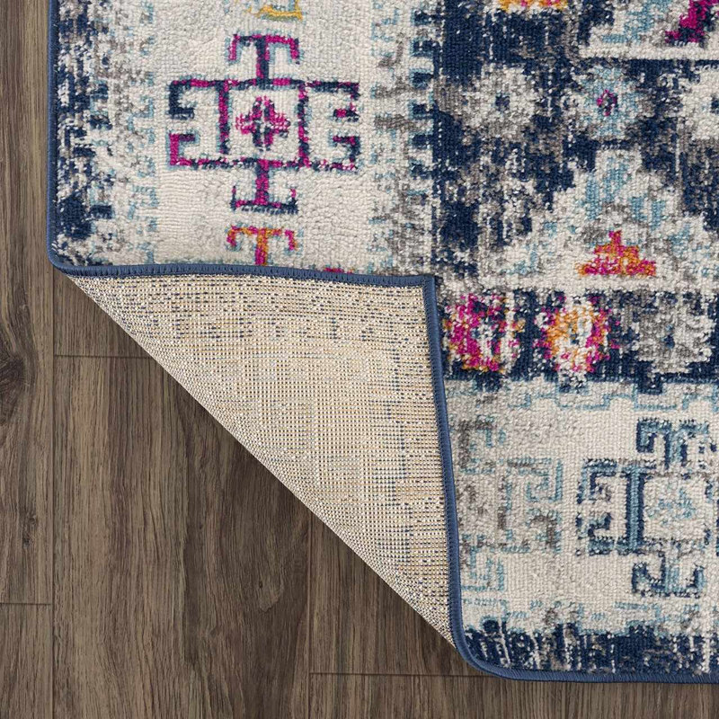 Cobien Oriental Indoor Rug, Rectangle 6'7" x 9'