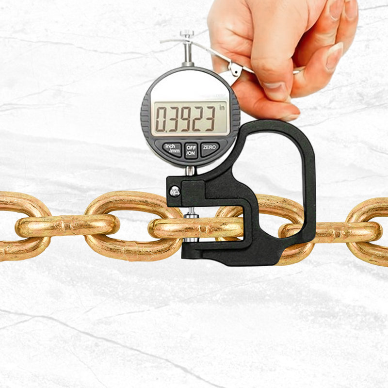 Classeur de 5/16 po à 3/8 po, chaînes de 5/16 po x 10 pi avec 2 classeurs et 2 chaînes, calibre 70, classeur de charge pour chaîne de classeur avec crochet à grappin, pour applications industrielles, agricoles, forestières et de remorquage
