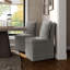Chaise d'appoint à roulettes Wrentham Burney-1151694470