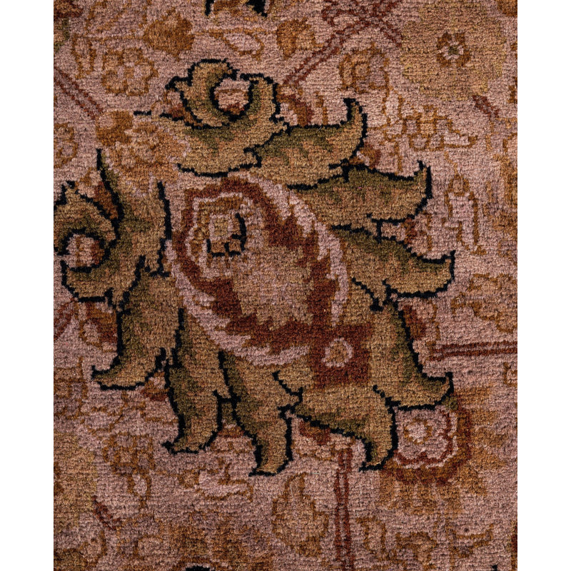 Overdyed One-of-a-Kind 7' 1" X 7' 1" Hand Knotted Area Rug
