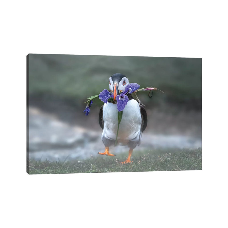 Honey, I Love You by Larry Deng - Wrapped Canvas Print, 20.32 cm H x 30.48 cm W