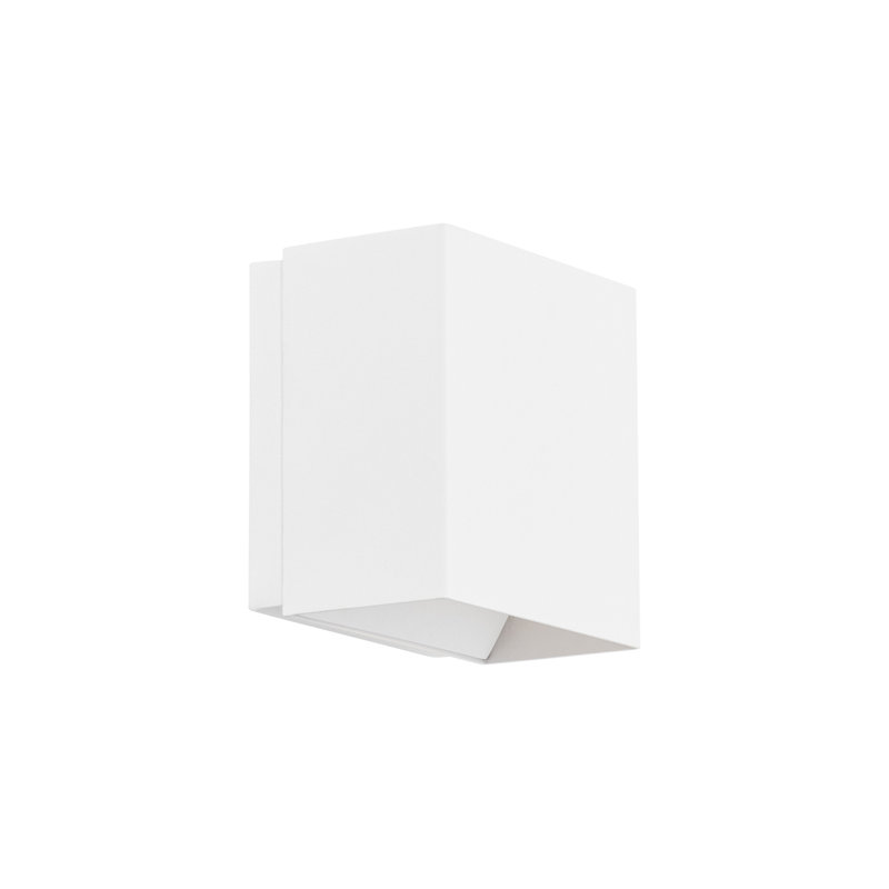 1 - Light LED Flush Mounted Sconce, White, 3500K