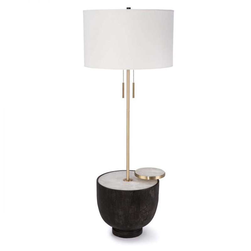 Lampe sur pied Theo (ébène)