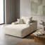 Chaise longue surdimensionnée de 65 po avec accoudoirs larges, poche latérale, 2 porte-gobelets et 3 coussins, aucun assemblage requis-123693581