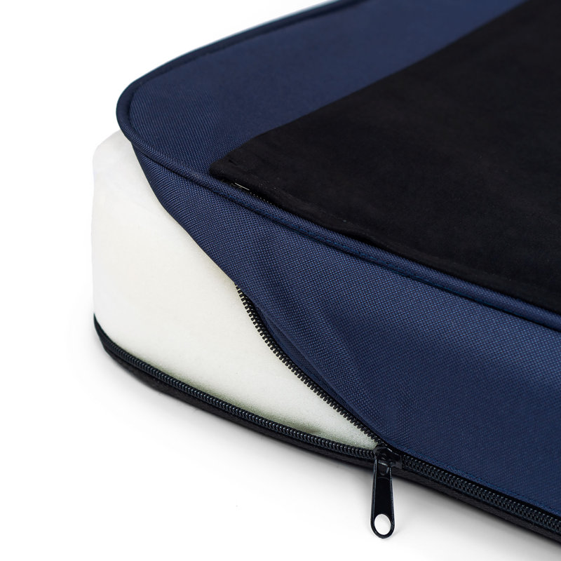 Polyester Pet Bed, 8cm H x 80cm W x 54cm D, Navy Blue
