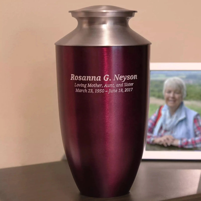 Monterey Ruby Adult Urn, Ruby