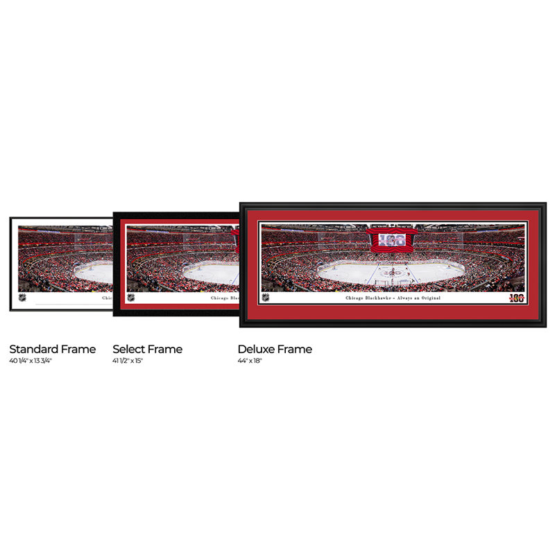 Chicago Blackhawks Centennial Season, Face-Off - Cadre standard, Cadre standard sans passe-partout