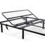 Grand lit ajustable avec option tête haute, solide et fiable, largeur de 42,52 po, base en acier noir seulement, poids de 850 lb, installation facile,