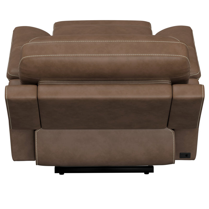 fauteuil inclinable double à gravité zéro brun