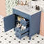 Meuble-lavabo avec 2 tiroirs et tablette réglable-799882196