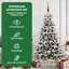 Christmas Bauble Set with 300 LEDs 120 pcs Plastic-1519245173