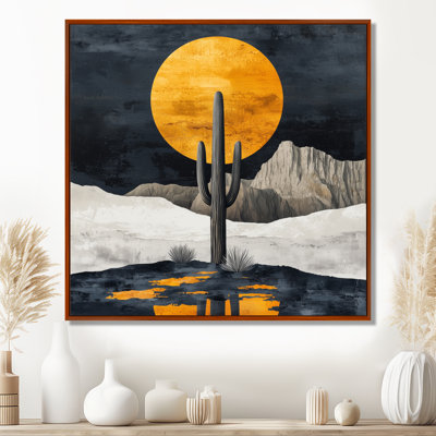 Cactus de Mariana, formes abstraites, forme pure II - Cactus, art mural