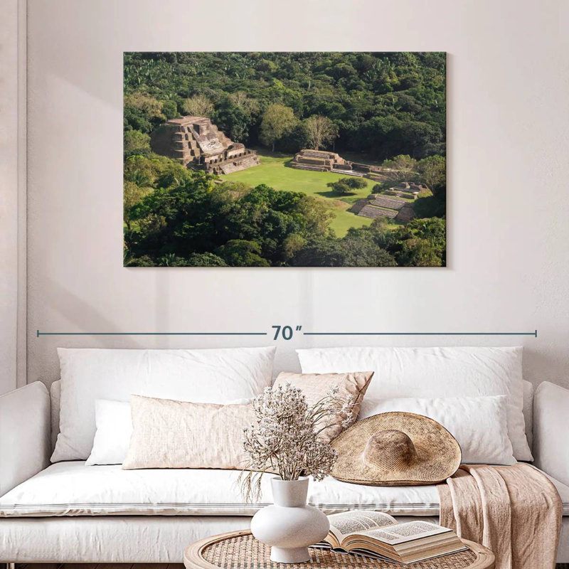 Rorry Altun Ha Ruins, 30" H x 45" W