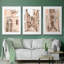 Blush Architecture Study IV 3 pièces-97760401-97760404