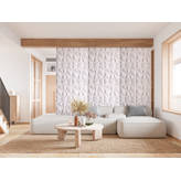 Dundee Deco Falkirk Retro 3D IV Off White Faux Waves PVC 3D Wall Panel ...