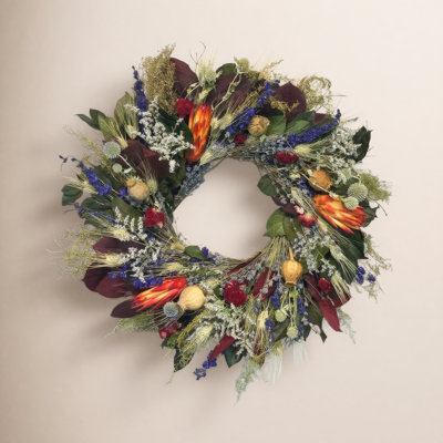 Primrue 30" Handcrafted Fall Floral Wreath