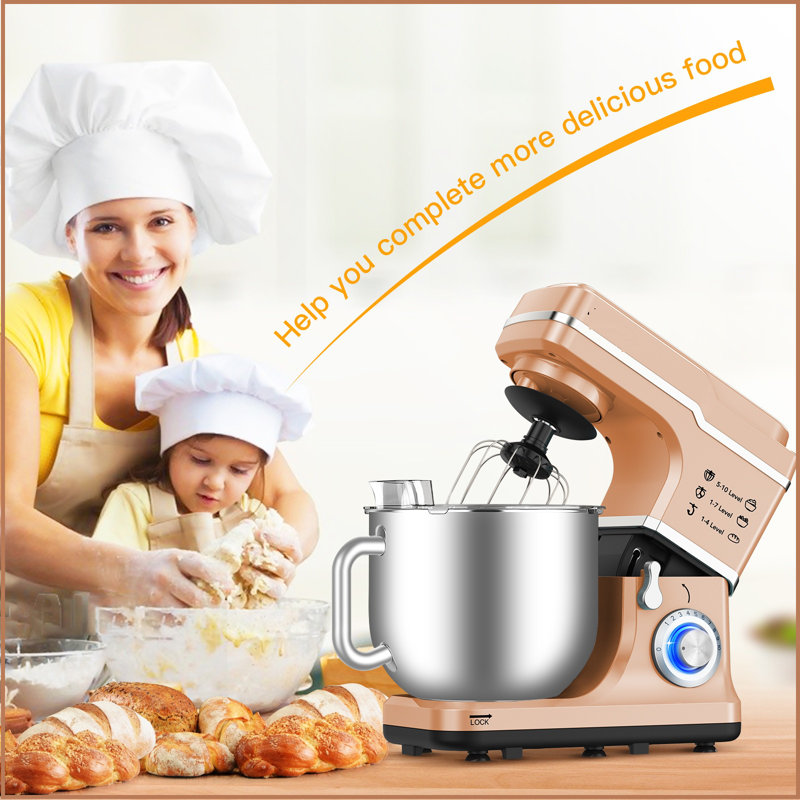 Blue Elephant Stand Mixer, Gold