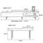 Walnut Wood TV Stand & Coffee Table Set