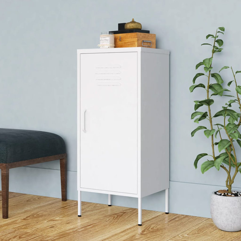 Everaldo Storage Cabinet, White