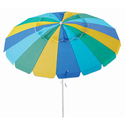 Caribbean Joe 8ft 96inch Beach Umbrella
