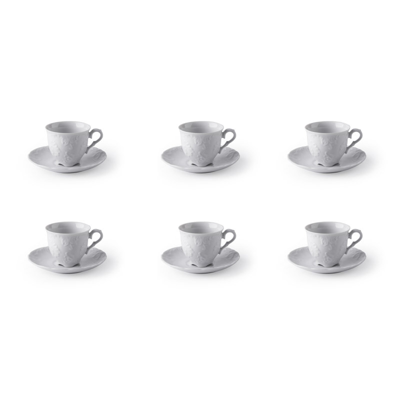 ELISA ROCOCO' Porcelain Coffee Cup