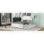 Lit plateforme en bois avec tête de lit et lit gigogne simple-1518491670