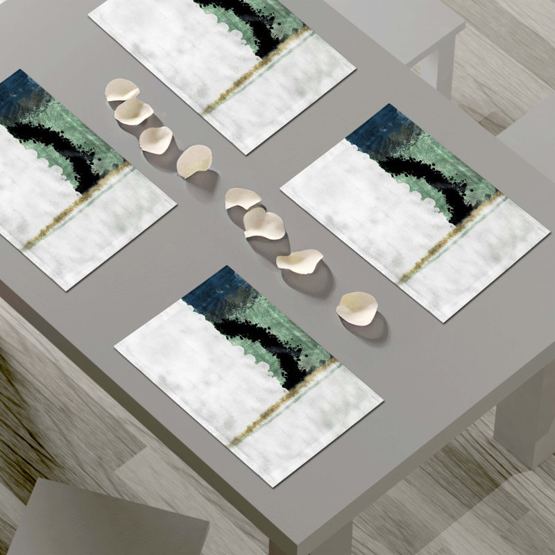 Napperon abstrait en polyester