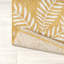 Tapis intérieur / extérieur jaune / crème Crossreagh Nevis-70302843