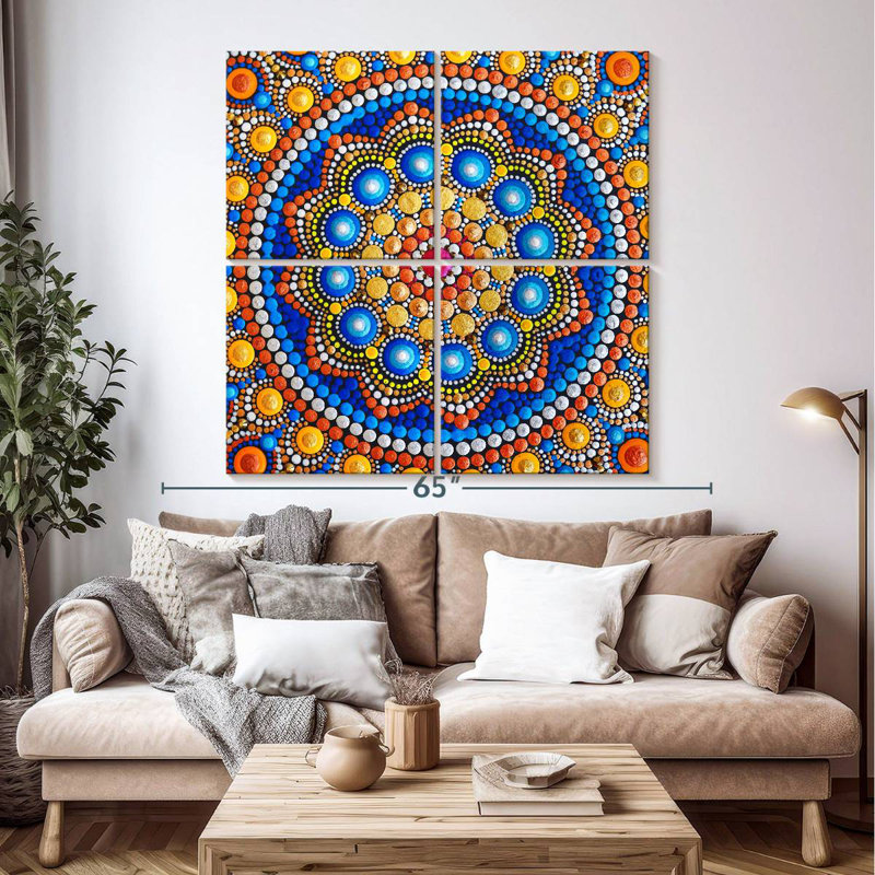 Kerner Decorative Dotted Mandala