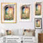 Été coucher de soleil floral fenêtre III - ferme fenêtres, reproduction sur toile-636601906-636601909