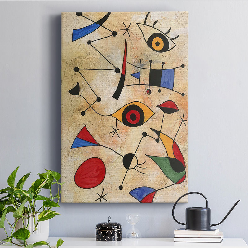 Miro Memoirs IV sur toile, H 36 po x l 24 po