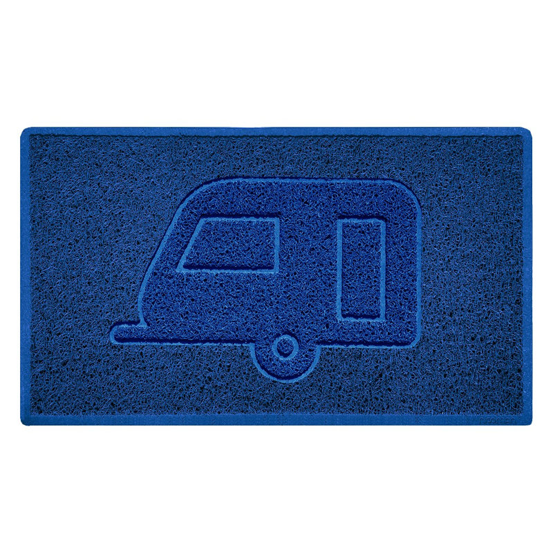 Non-Slip Indoor / Outdoor Doormat, Blue, 45cm W x 75cm L