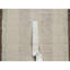 2 pi 1 po x 3 pi blanc d'hiver, moderne, noué à la main, motif à rayures verticales, tissage à plat, ton sur ton, texturé, laine naturelle non teinte, tapis, échantillon, tapis oriental