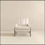 Fauteuil d'appoint capitonné moderne Mid-Century Lipsey-686338424