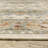 Oriental Machine Woven Gray/Beige Wool and Nylon Blend Area Rug-1129777534