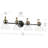 34" 4-Light Vanity Light with Clear Glass-108202080