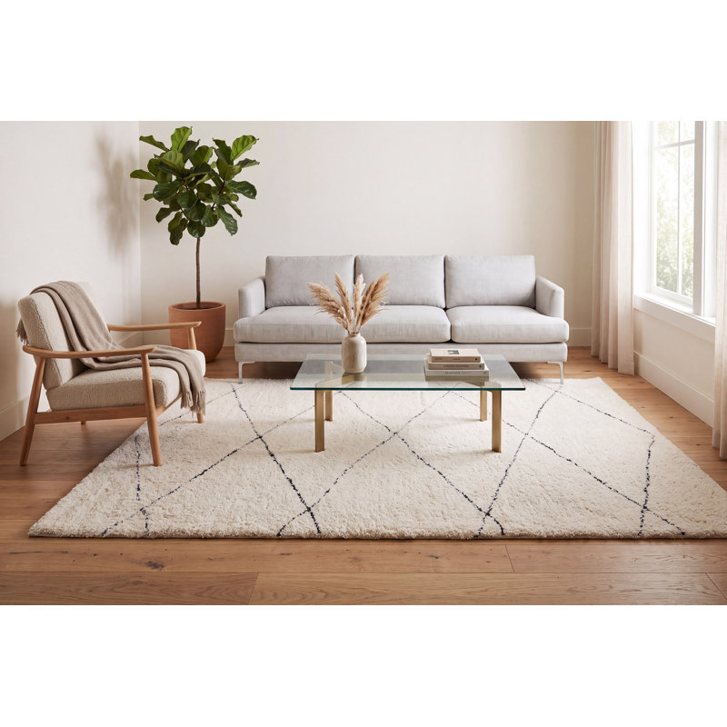 Tommen 11208-890 BEIGE / NOIR, Rectangle 7 pi 10 po x 10 pi