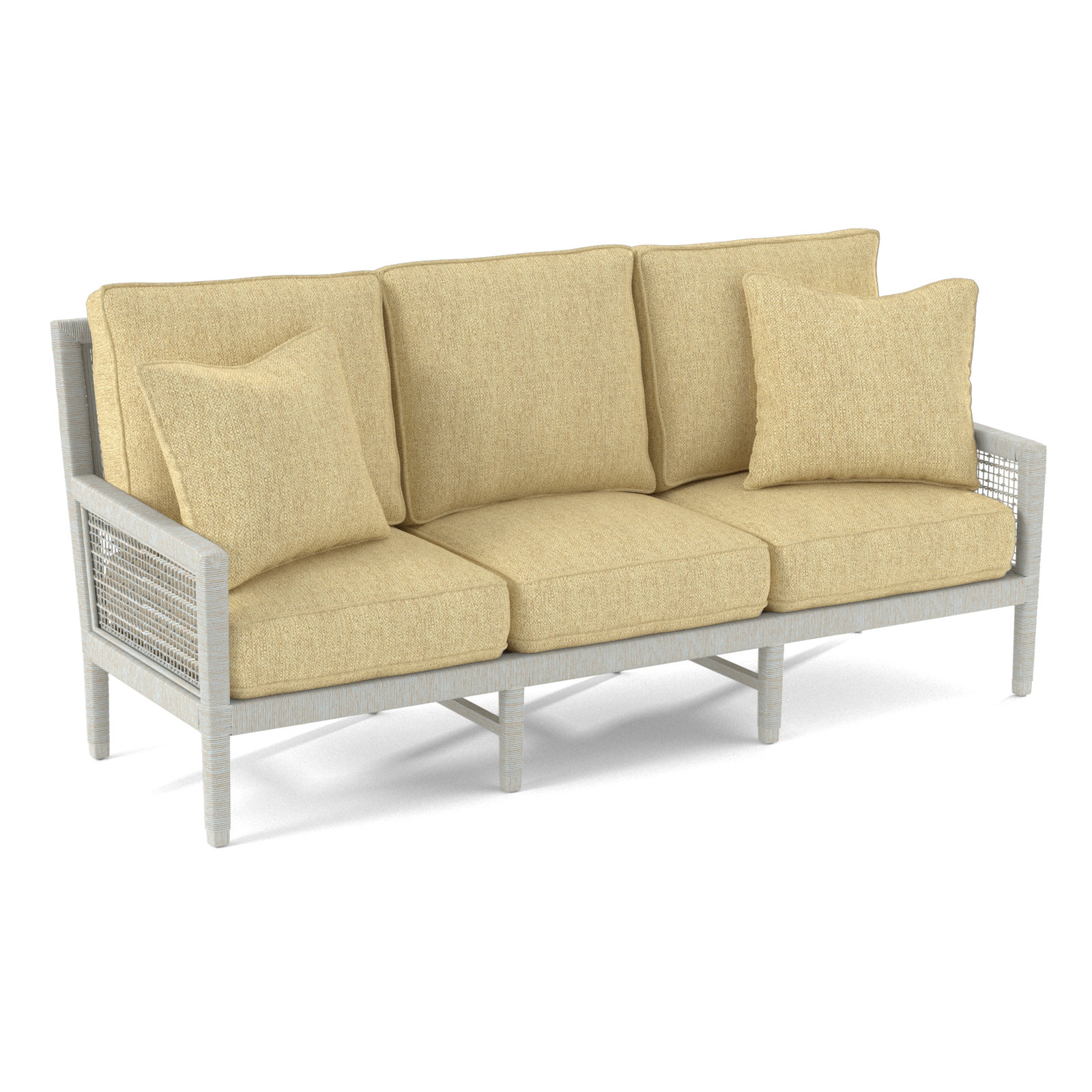 Harper 76'' Sofa, Bisque, Beige Sugar Performance; 0863-93