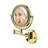 8 Inch Led Wall Mount Two-sided Magnifying Makeup Vanity Mirror,12 Inch Extension Chrome Finish 1X/3X Magnification Plug 360 Degree Rotation Waterproof Button Shaving Mirror-1272130192